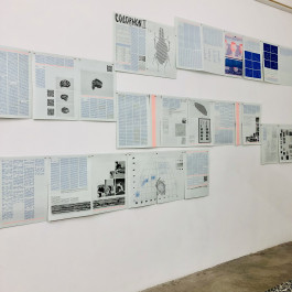 Ausstellungsansicht colophon Kunstraum München