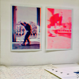 Ausstellungsansicht colophon Kunstraum München