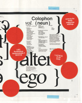 colophon. Magazin für Kunst und Wissenschaft