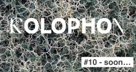 colophon. Magazin für Kunst und Wissenschaft